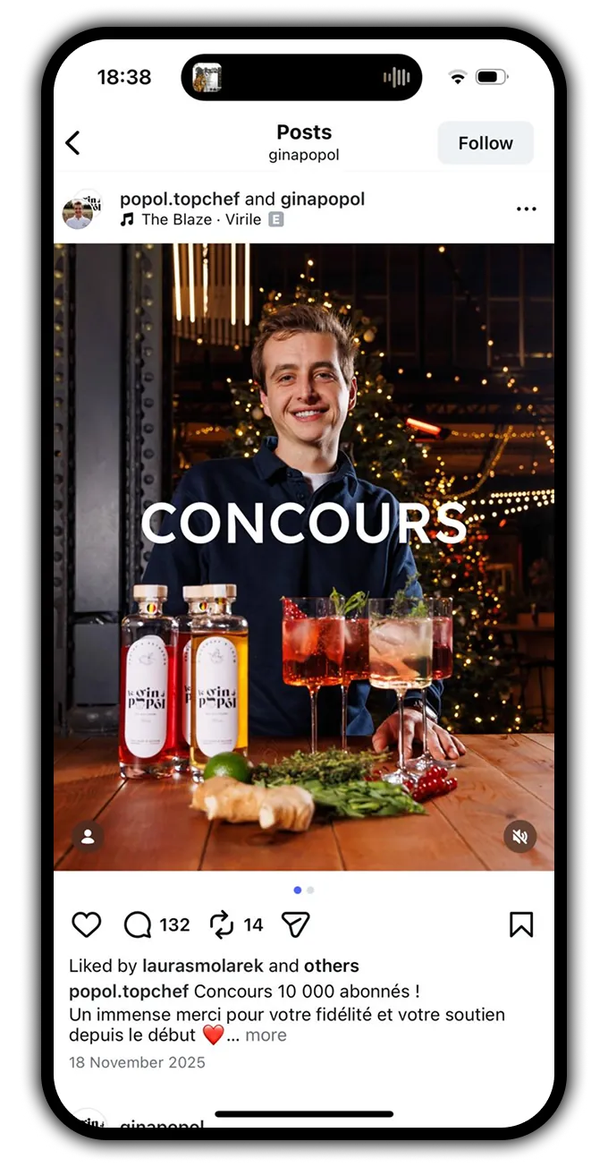 Instagram post: Concours